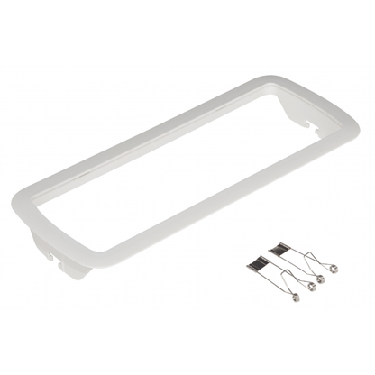 Luz de emergencia Kanata blanca de Fabrilamp, modelo A123KIT-ENCASTRAR, encastrable para hogar; iluminación de seguridad en policarbonato y domótica.