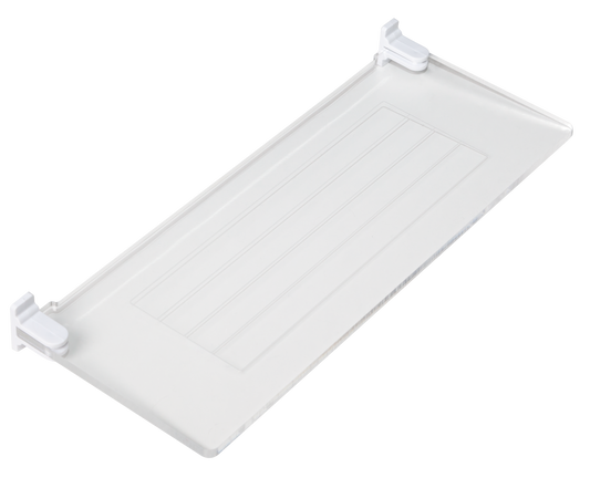 Soporte de metacrilato transparente para señalización de emergencia 11x22 cm - Fabrilamp A123METACRILATO, iluminación técnica para interiores.