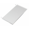 Soporte de metacrilato para señalización Kenobi transparente – Fabrilamp A124METACRILATO, iluminación técnica para interior, seguridad y luces de emergencia