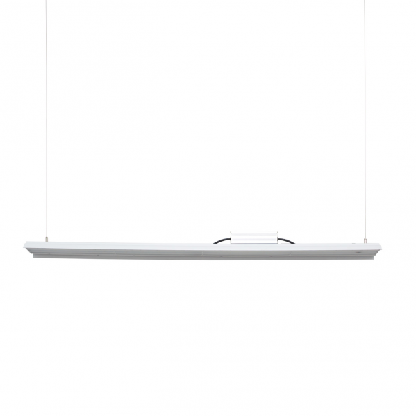 Campana industrial Mendel 120W 5000K en aluminio blanco natural para taller — iluminación técnica Fabrilamp A14051256S