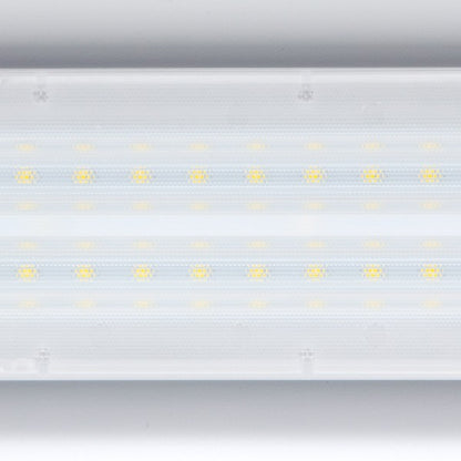 Campana Industrial Mendel 120W 5000K de Fabrilamp en aluminio blanco natural, iluminación técnica para taller profesional.