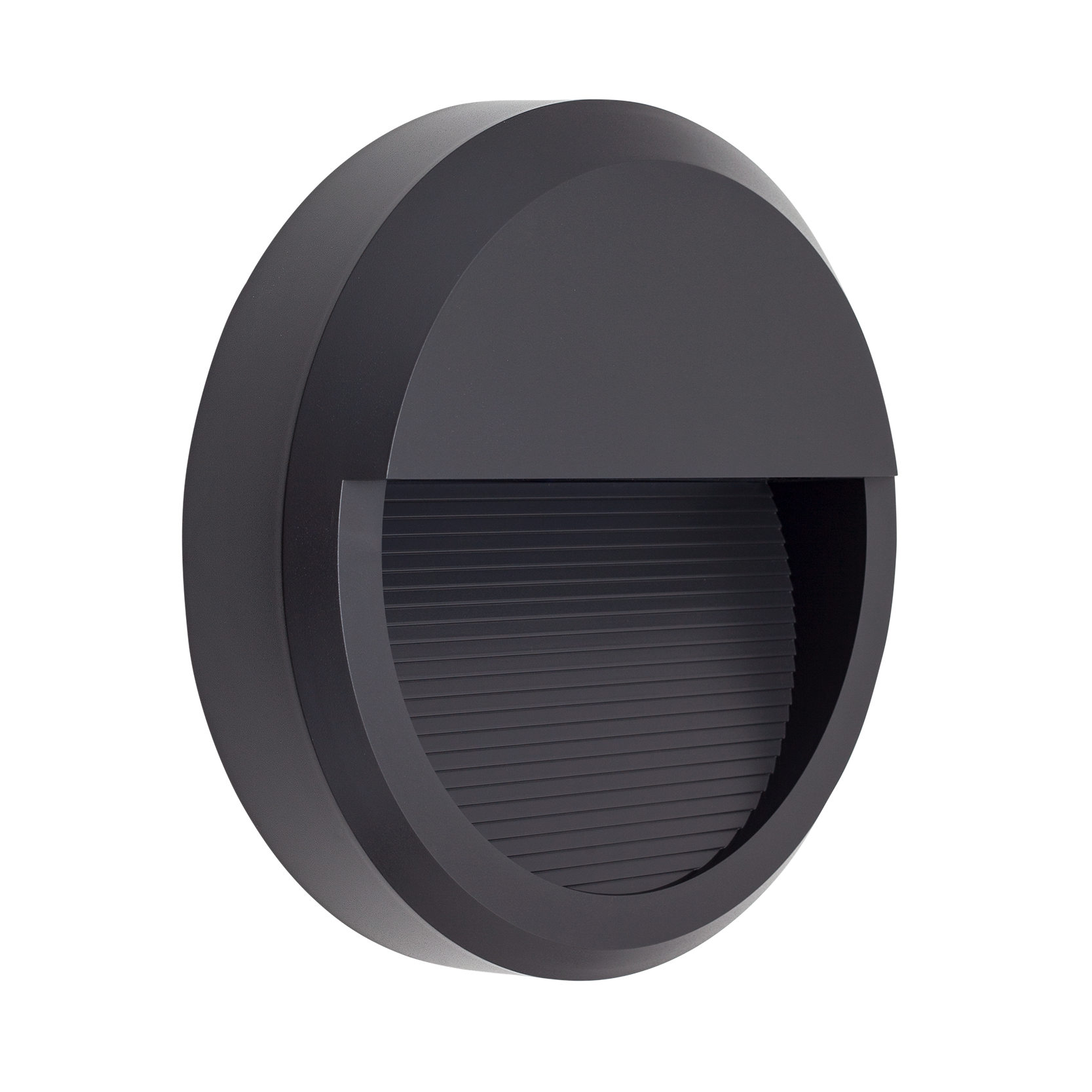 Aplique exterior Lordelo gris oscuro de Fabrilamp, modelo A18760855B, cuerpo de metal con iluminación LED para jardín, iluminación exterior, diseño moderno.