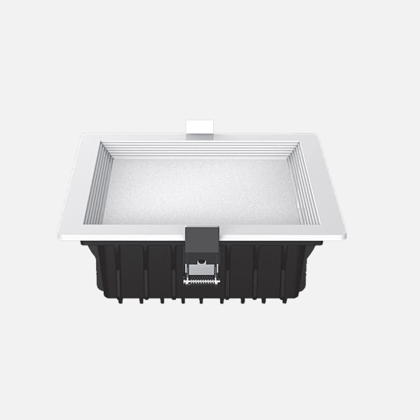 Downlight LED Intego Cuadrado Blanco 26W 4000K, empotrable para interior y uso doméstico – iluminación técnica Fabrilamp INTEGO LED205322