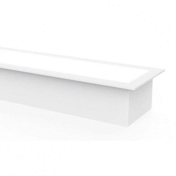 Regleta LED empotrable 40W blanca Fabrilamp LED228613, iluminación técnica para oficina profesional