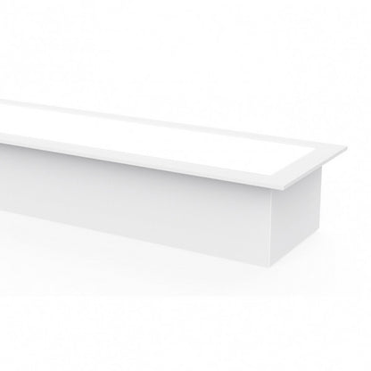 Regleta LED empotrable 40W blanca Fabrilamp LED228613, iluminación técnica para oficina profesional