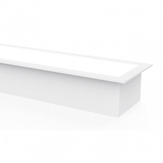 Regleta LED empotrable 40W blanca Fabrilamp LED228613, iluminación técnica para oficina profesional