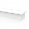 Regleta LED empotrable 40W blanca Fabrilamp LED228613, iluminación técnica para oficina profesional