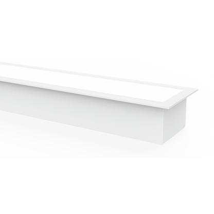 Regleta LED empotrable de 40W blanca, Fabrilamp LED228613, iluminación técnica para oficina y entornos profesionales.