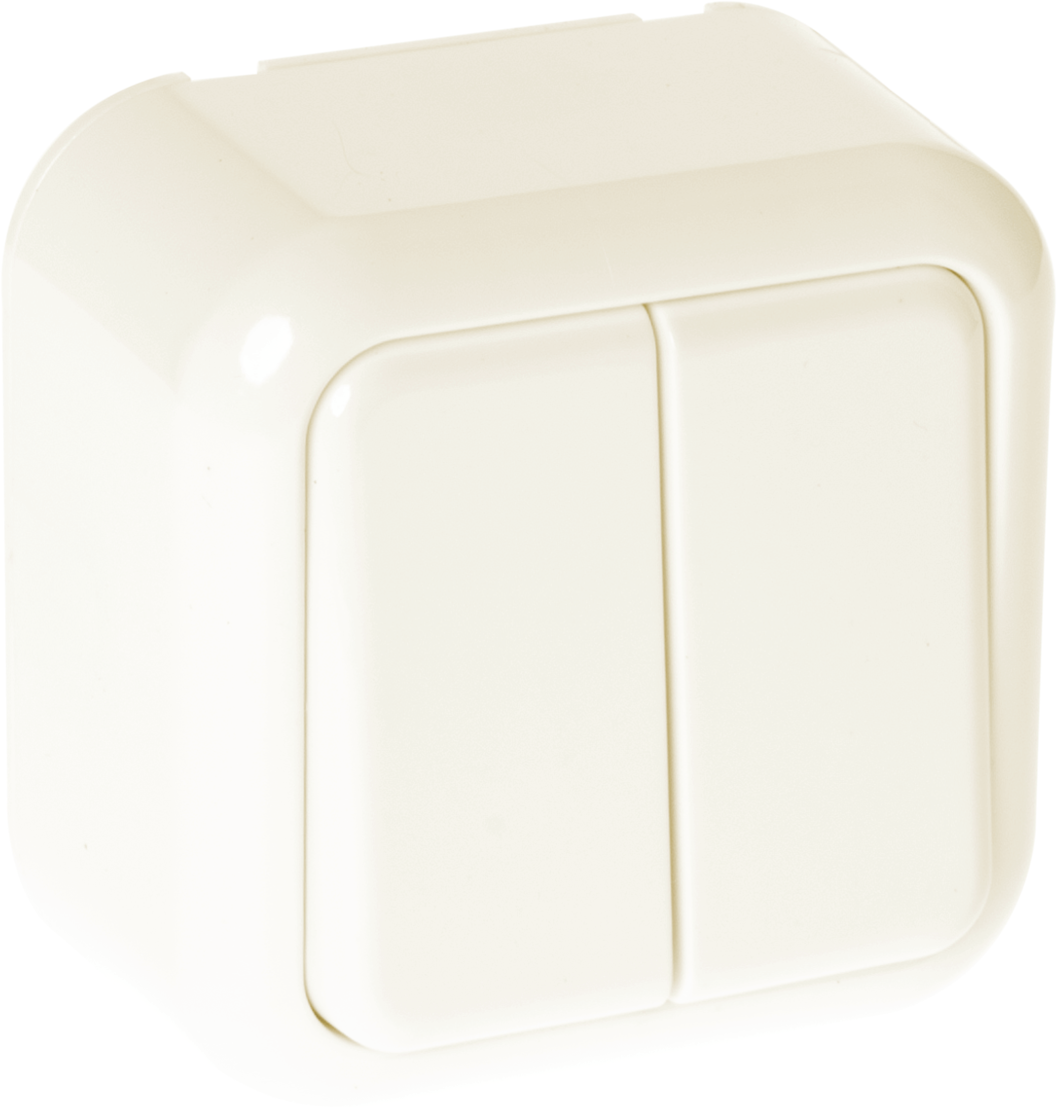 Conmutador doble Ancient Beis de 2 teclas, modelo MEH3-A220MMF de Fabrilamp, interruptor eléctrico para uso doméstico en interior, fabricado en policarbonato (ferretería, hogar).