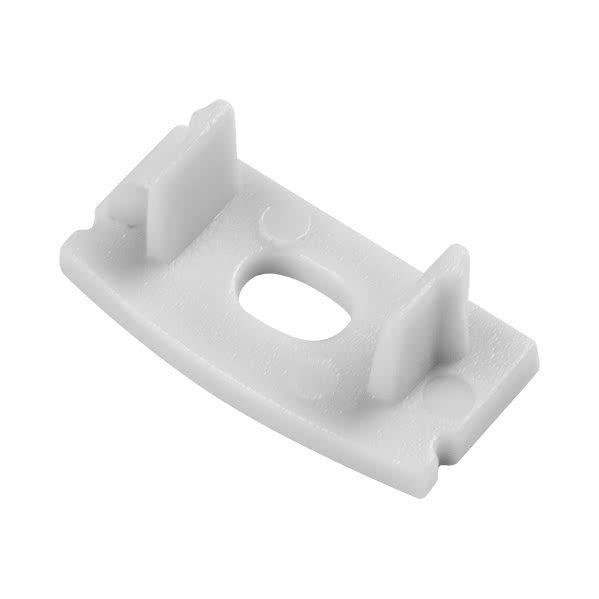 Tope LED AL002 con Taladro de Fabrilamp/Abrila (TOPO_AL002_C/F) – accesorio de iluminación para bricolaje, perfil LED, policarbonato, iluminación de interior