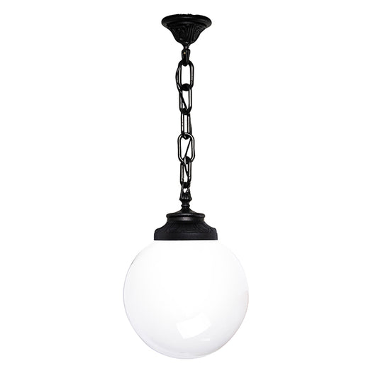 Lámpara Colgante Exterior GLOBE 70 cm IP55 Negra Fumagalli Interlusa - vista principal | Interlusa