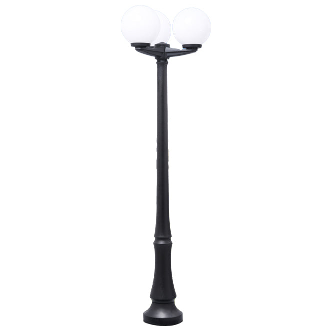Farola GLOBE de Exterior FUMAGALLI G26.306.D30.AYV1K con 3 luces LED y CCT