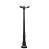 Farola GLOBE de Exterior FUMAGALLI G26.306.D30.AYV1K con 3 luces LED y CCT
