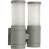 Gladys Aplique Estanco Gris LUMIT GLADYS 2T CI para exterior resistente