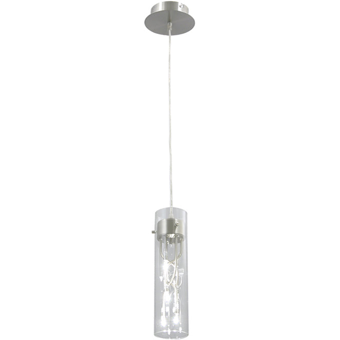 Colgante MÁRCIA LUMIT diseño niquelado, referencia HD-410-06