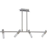 Lámpara de techo DINIS LUMIT con 4 luces en niquel, modelo HP-739-04G-896A