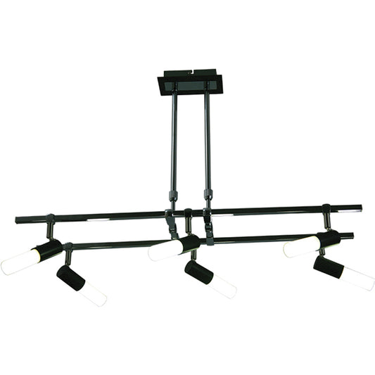 Lámpara de techo BRUNO LUMIT, focos orientables, HP-913-06G-8182, diseño moderno y funcional.