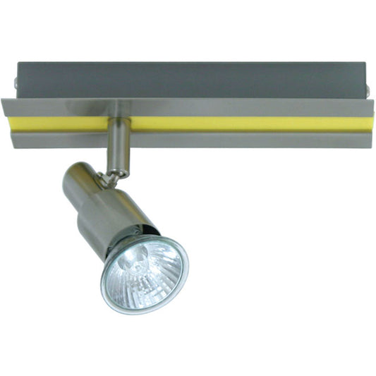 Aplique pared Gabriel LUMIT, níquel y amarillo, HP-982-01-80 AMA. Diseño moderno y funcional.