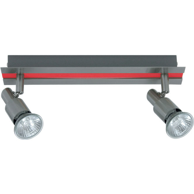 Aplique Gabriel de Pared Níquel y Rojo LUMIT HP-982-02-80 VER