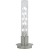 Lámpara de mesa MÁRCIA LUMIT de cristal y níquel, modelo HT-084-10