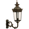Aplique Exterior EVEREST Marrón LUMIT JH73922*W CA, estanco y resistente para iluminación exterior.