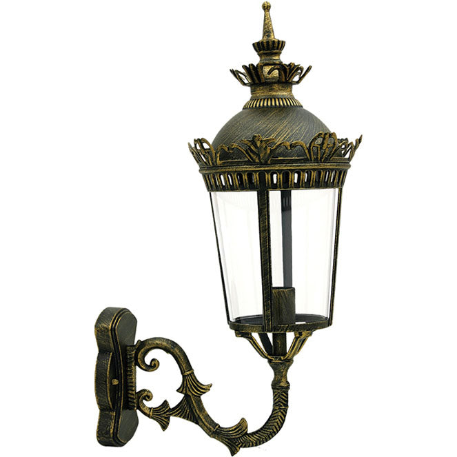 Aplique EVEREST LUMIT para exterior, negro y oro, ref. JH73922*W PR*DO