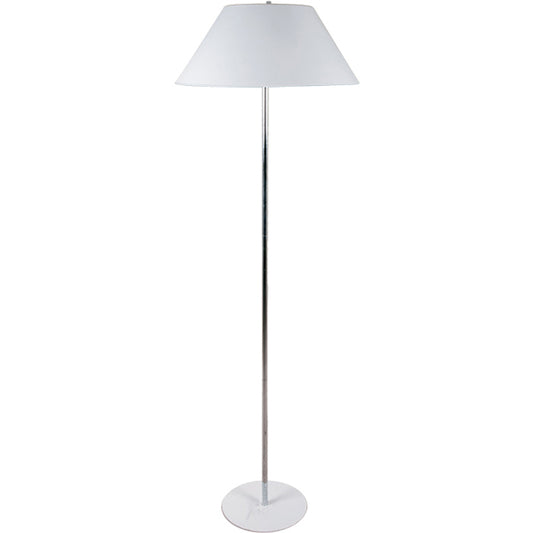 Lámpara de Pie Natália 157 cm Blanco y Cromo Interlusa - vista principal | Interlusa