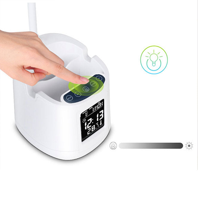 Flexo de Sobremesa LED Kalim 5W con Display Digital Blanco Belair Interlusa - imagen 2 | Interlusa