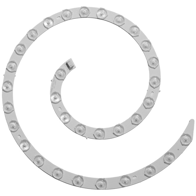 Módulo LED espiral BELAIR KIT ESPIRAL LED MINI de 48W y 4800 lúmenes, regulable, con 3 temperaturas de luz (3000K, 4000K, 6000K), diámetro 29.6cm.  Accesorio para ventiladores de la colección Fan accessories de Interlusa LUZGURÚ.
