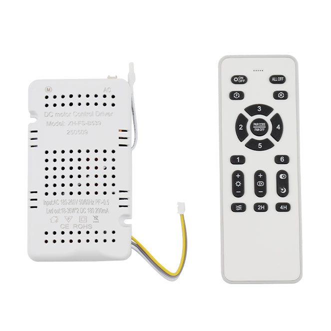 Mando a Distancia BELAIR para Ventilador ECO con 6 Velocidades y Temporizador. KIT MANDO RF ECO DIM