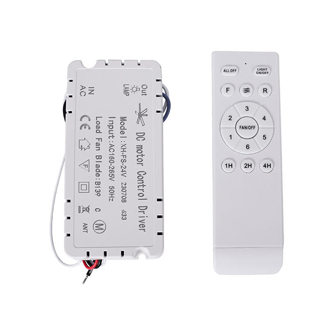 Mando a distancia y controlador BELAIR para ventiladores con motor DC - LUZGURÚ