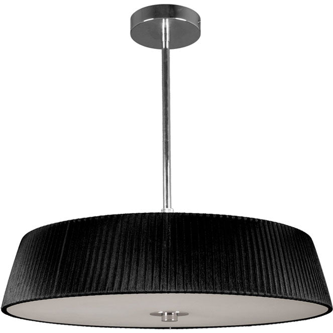 Lámpara de techo ASTRID LUMIT diseño moderno negro y cromo, referencia MD9431M PR