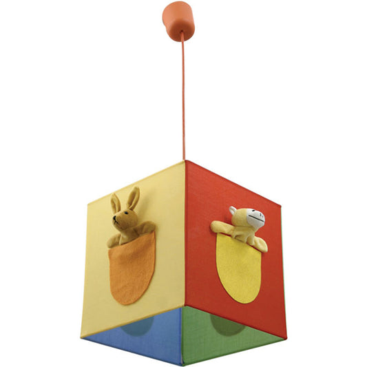 Colgante Infantil ZOO LUMIT Multicolor MDG602 para habitación de niños