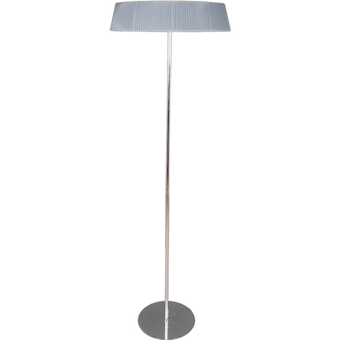 Lámpara de pie ASTRID LUMIT, 3xE27, gris y cromo, ML9512 CI. Diseño moderno para salón y dormitorio.