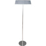 Lámpara de pie ASTRID LUMIT, 3xE27, gris y cromo, ML9512 CI. Diseño moderno para salón y dormitorio.