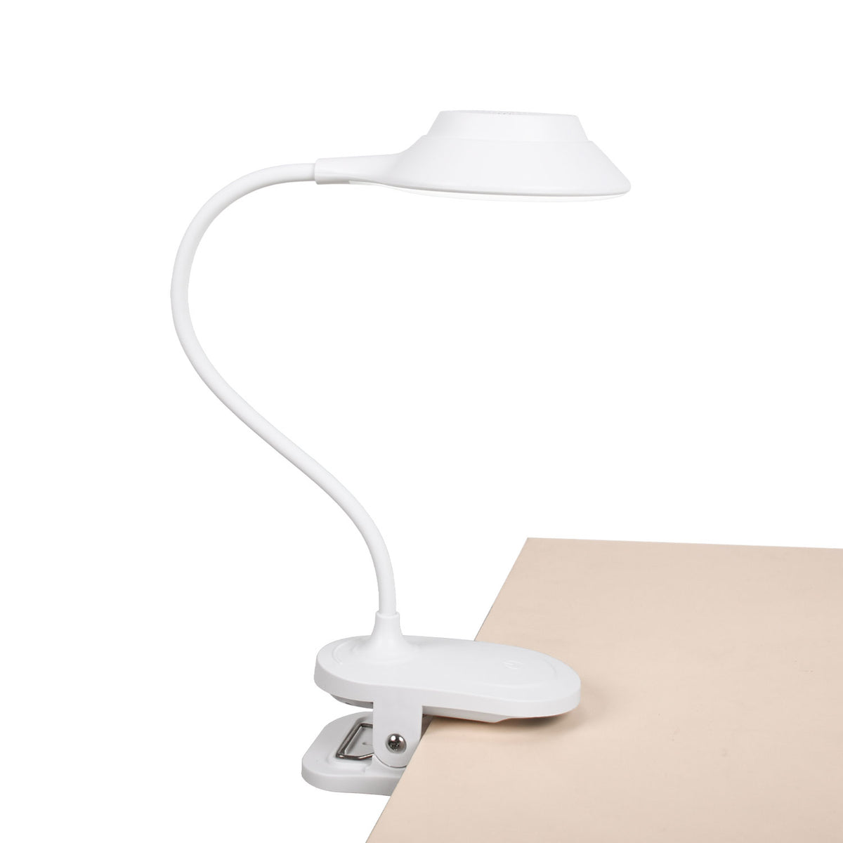 Flexo de Sobremesa con Pinza KLIP LED 5W Blanco Interlusa - imagen 2 | Interlusa