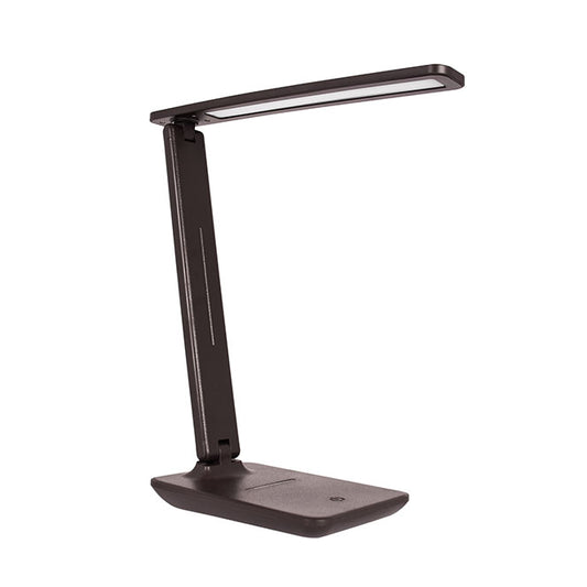 Flexo LED de Sobremesa MOBIL 5W con Carga Inalámbrica Marrón Interlusa - vista principal | Interlusa