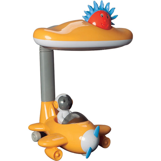 Lámpara infantil DIVERSÃO LUMIT amarilla, modelo MT836 AMA, ideal para iluminar la habitación de los niños.