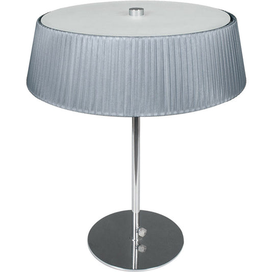 Lámpara de Sobremesa Astrid 47 cm Gris y Cromo Interlusa - vista principal | Interlusa