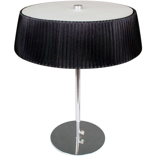 Lámpara de Sobremesa Astrid 47 cm Negro y Cromo Interlusa - vista principal | Interlusa