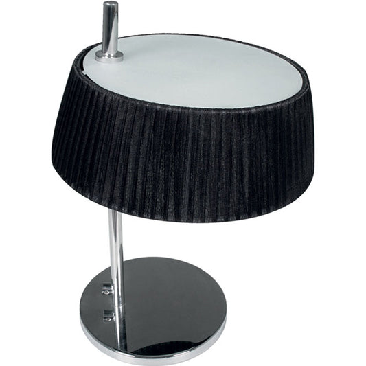 Lámpara de Sobremesa Astrid 35 cm Negro y Cromo Interlusa - vista principal | Interlusa