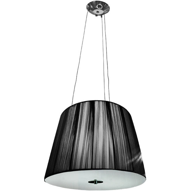 Lámpara Colgante ADRIANA Negra LUMIT P5901*40 PR
