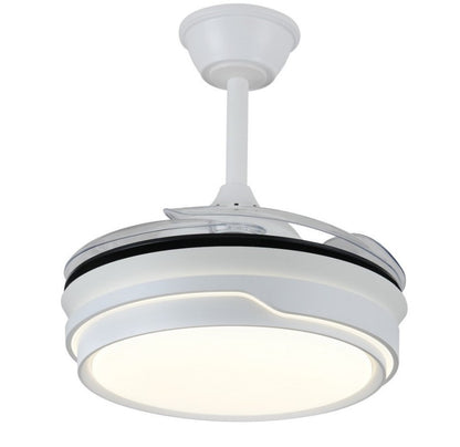 Ventilador de techo Selina-S de PB Lighting (Ø92cm) Blanco, con luz LED CCT, app Fan Lamp Pro y mando - Ref PB70121.


