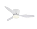 Ventilador con Luz Emily-L de Pb Lighting (Emily L) en color Blanco con 3 aspas y luz integrada - Ref PB80240.
