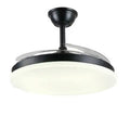 Ventilador de techo Isabella-S de PB Lighting (Ø92cm) Negro, con luz LED CCT, app Fan Lamp Pro y mando - Ref PB80314.


