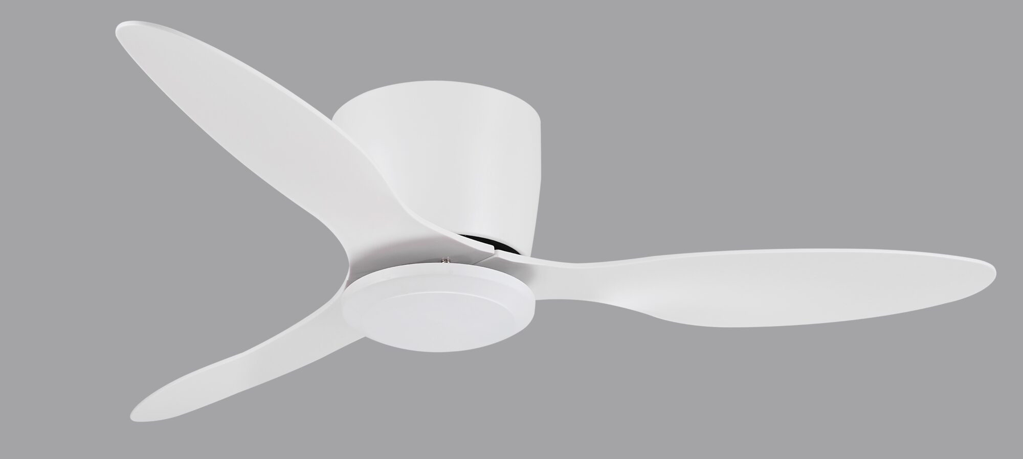 Ventilador sin Luz Emily-L de Pb Lighting (Emily L) en color Blanco con 3 aspas y diseño de bajo perfil - Ref PB80340.

