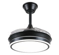 Ventilador de techo Ambra-S de PB Lighting (Ø92cm) Negro, con luz LED CCT, app Fan Lamp Pro y mando - Ref PB80514.

