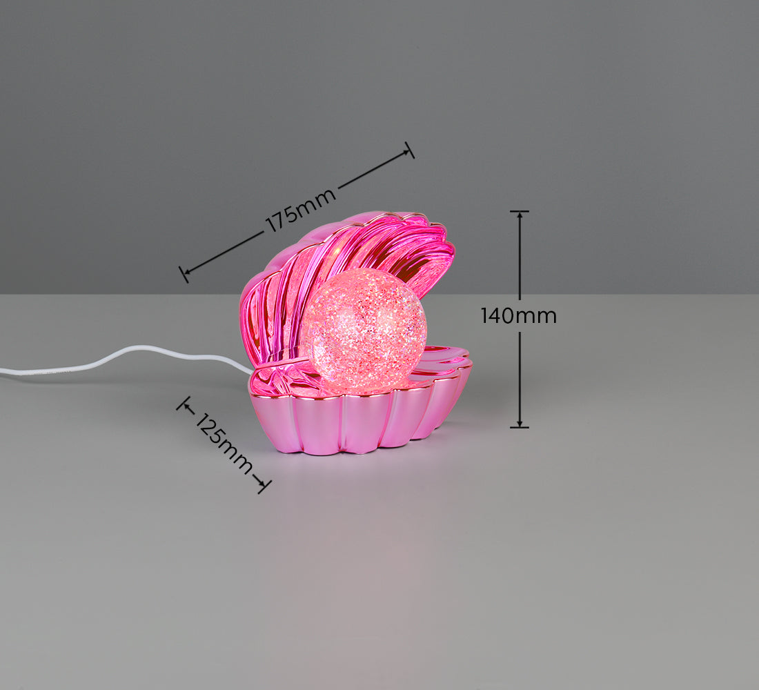 Medidas de la Lámpara de Sobremesa Infantil Shelly: 17,5 x 14,5 x 12,5 cm | Trio Lighting