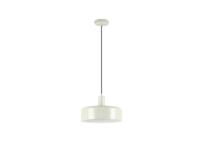 Lámpara colgante Alessia gris perla mate de metal para comedor y salón, estilo moderno y nórdico. Regulable en altura, ideal con bombilla E27. Producto de Schuller (12567).