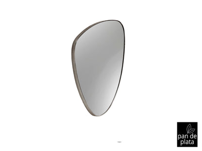 Espejo Orio Triangular Pan de Plata Schuller 84x55cm - Diseño Moderno y Glamour para Salón y Recibidor (127370)
